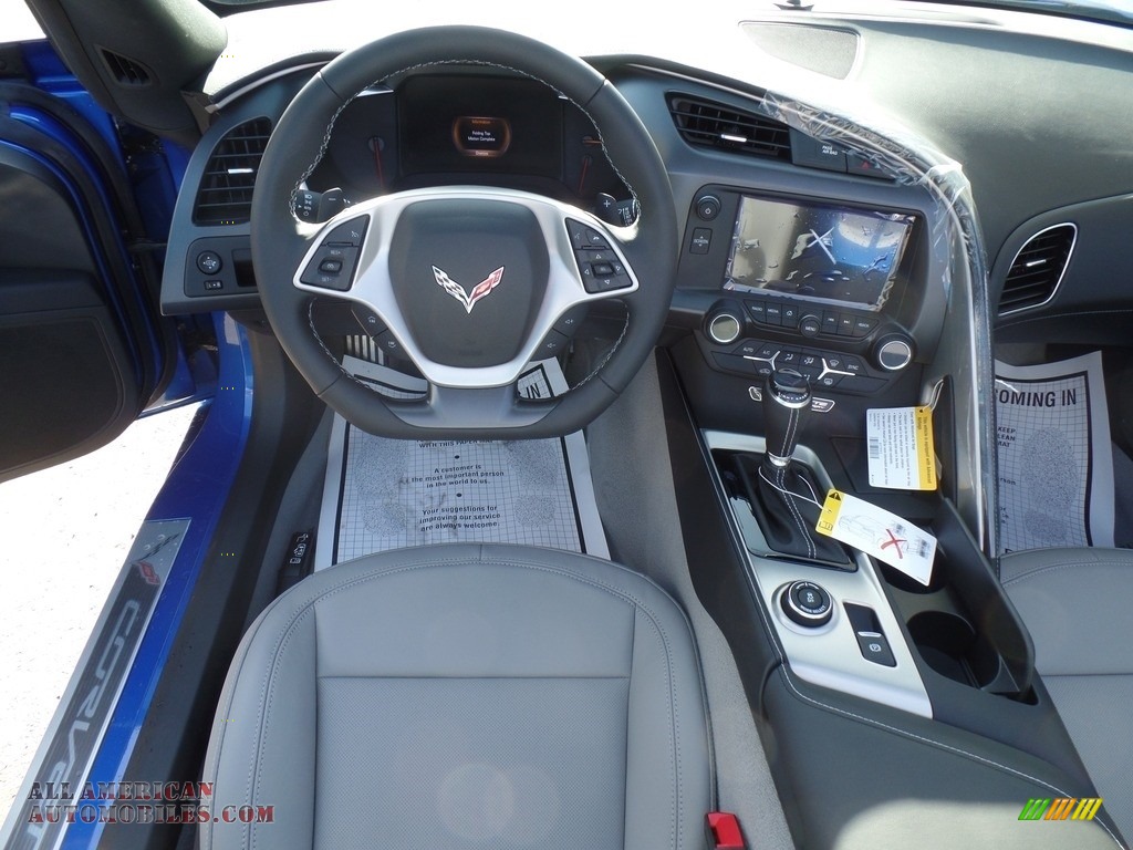 2019 Corvette Stingray Convertible - Elkhart Lake Blue Metallic / Gray photo #27
