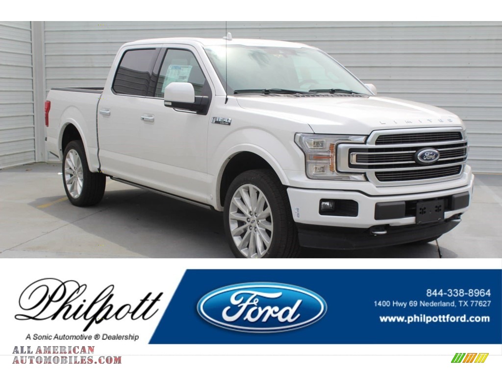 White Platinum / Limited Camelback Ford F150 Limited SuperCrew 4x4