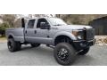 Ford F350 Super Duty Lariat Crew Cab 4x4 Dually Sterling Gray Metallic photo #12