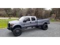 Ford F350 Super Duty Lariat Crew Cab 4x4 Dually Sterling Gray Metallic photo #13