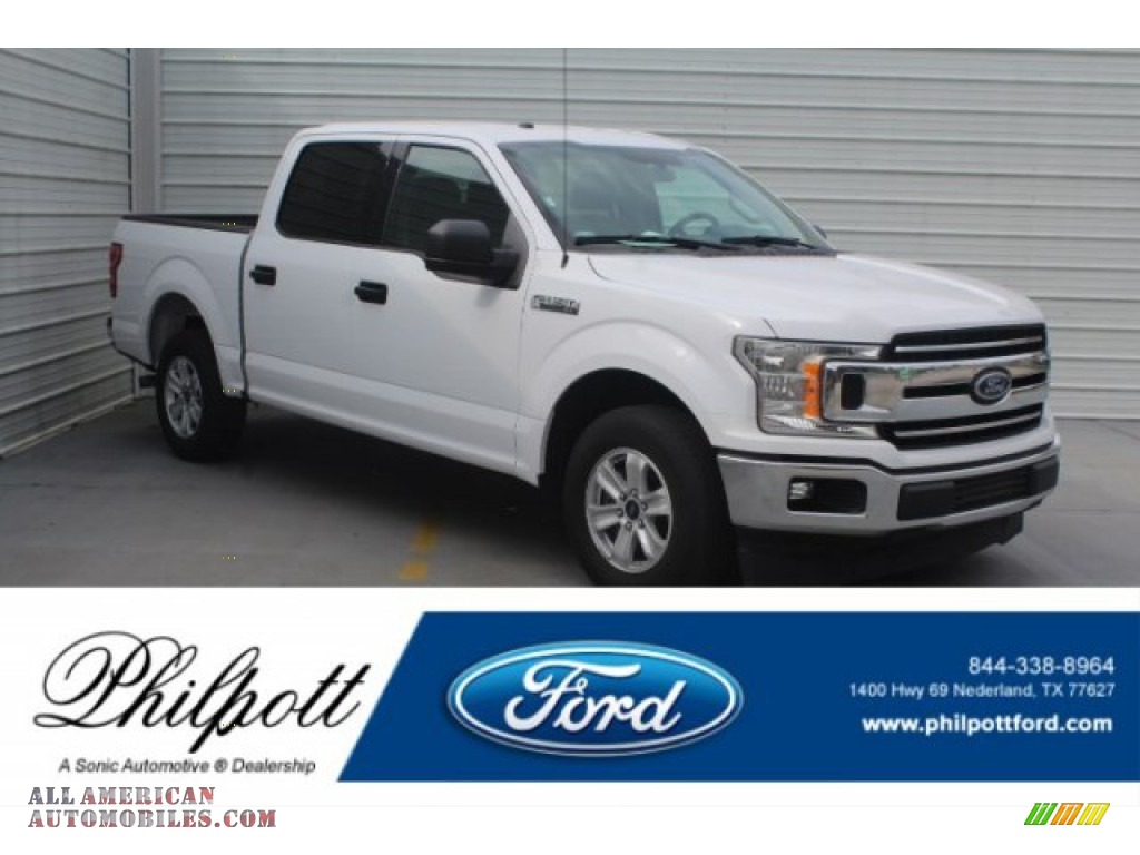 Oxford White / Earth Gray Ford F150 XLT SuperCrew
