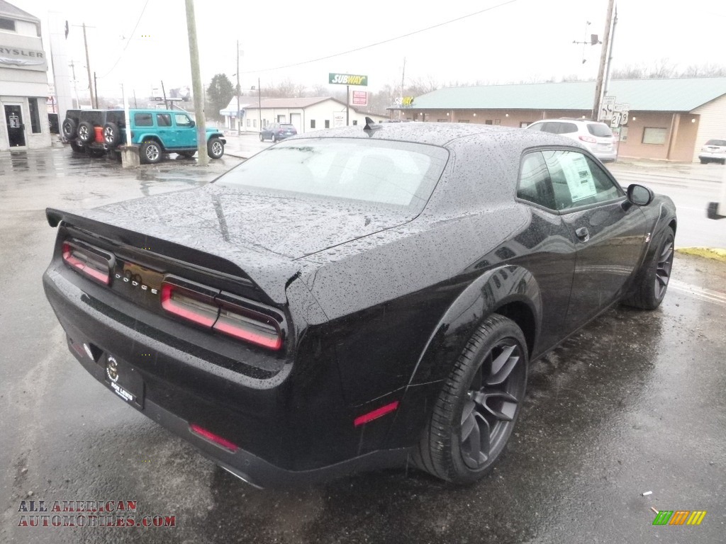 2019 Challenger R/T Scat Pack Widebody - Pitch Black / Black photo #6