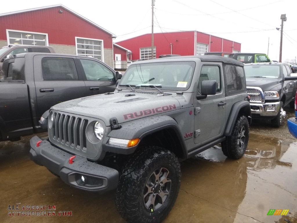 2019 Wrangler Rubicon 4x4 - Sting-Gray / Black photo #1