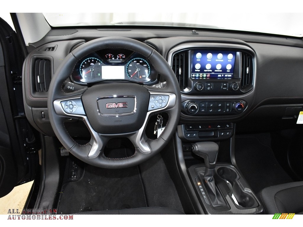 2019 Canyon All Terrain Extended Cab 4WD - Onyx Black / Jet Black/­Cobalt Red photo #7