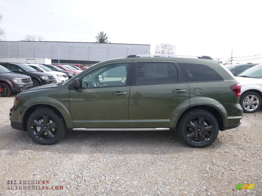 2019 Journey Crossroad AWD - Olive Green Pearl / Black photo #2