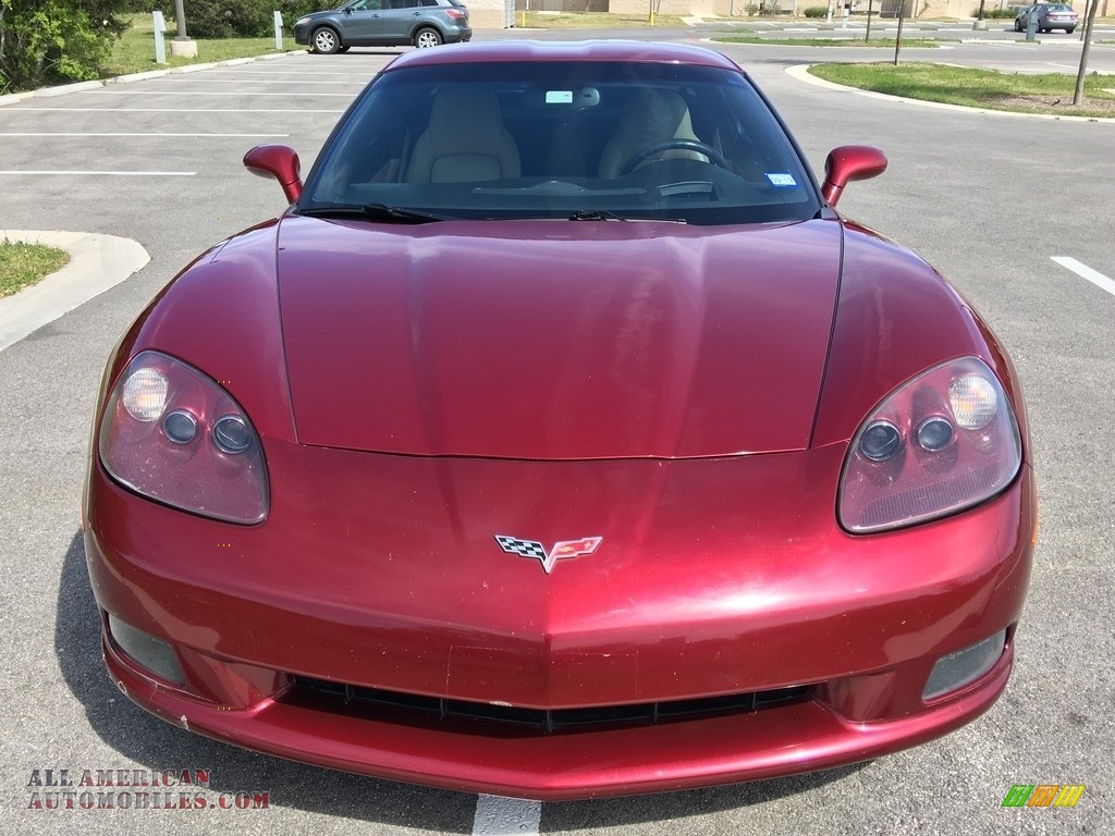 2007 Corvette Coupe - Monterey Red Metallic / Cashmere photo #15
