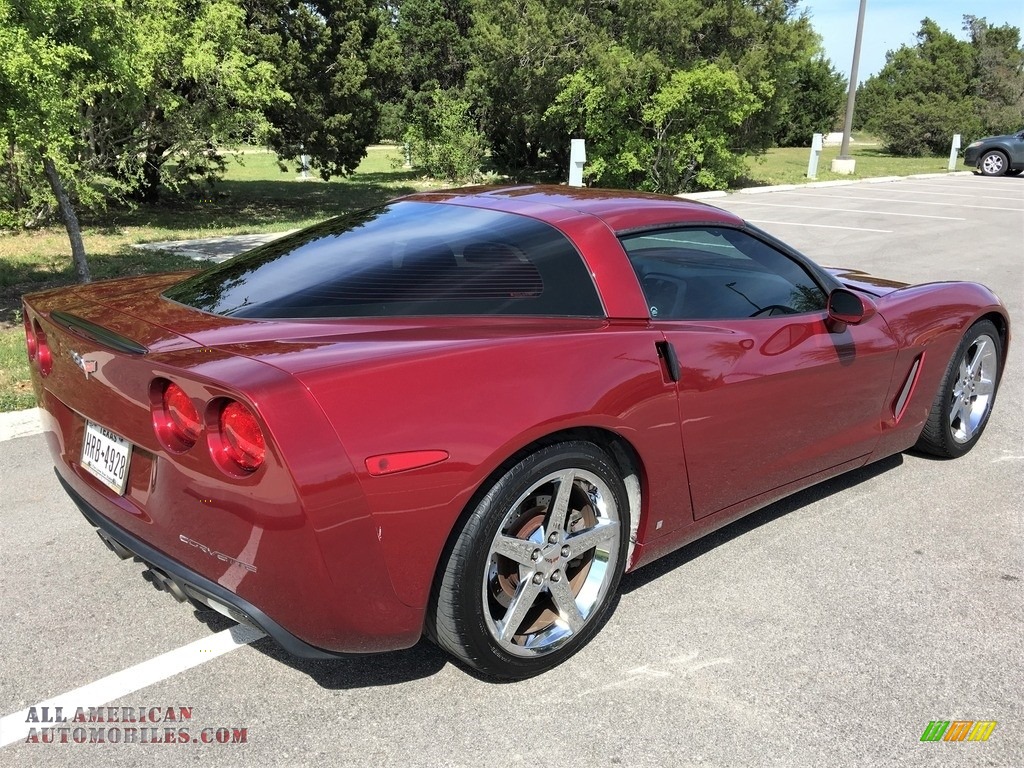 2007 Corvette Coupe - Monterey Red Metallic / Cashmere photo #17