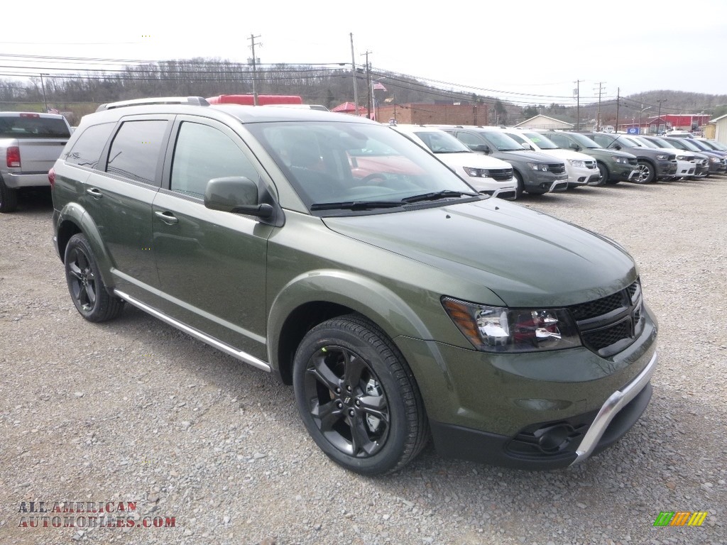 2019 Journey Crossroad AWD - Olive Green Pearl / Black photo #7