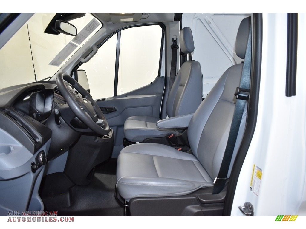 2019 Transit Van 250 HR Long - Oxford White / Charcoal black photo #7
