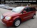 Chrysler Town & Country Touring Deep Cherry Red Crystal Pearl photo #1