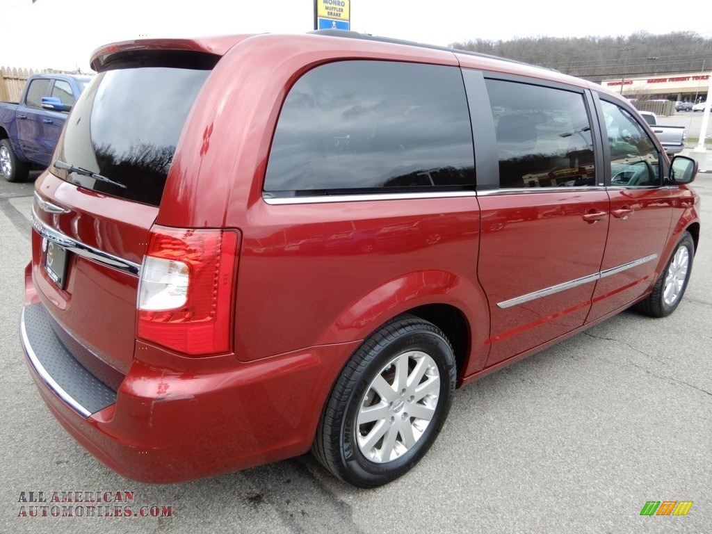 2013 Town & Country Touring - Deep Cherry Red Crystal Pearl / Dark Frost Beige/Medium Frost Beige photo #6