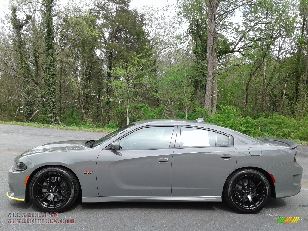 2019 Charger R/T Scat Pack - Destroyer Gray / Black photo #1