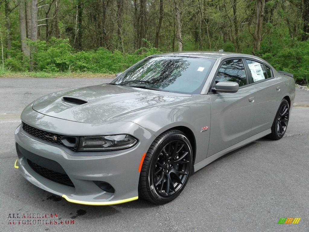 2019 Charger R/T Scat Pack - Destroyer Gray / Black photo #2