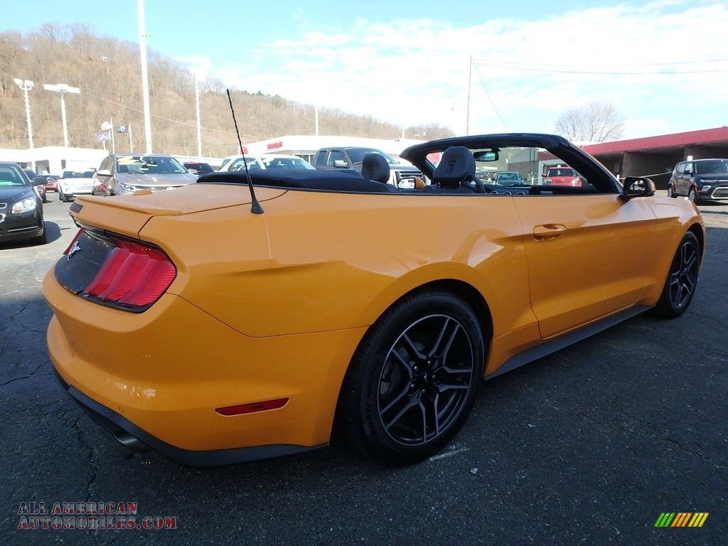 2018 Mustang EcoBoost Premium Convertible - Orange Fury / Ebony photo #2