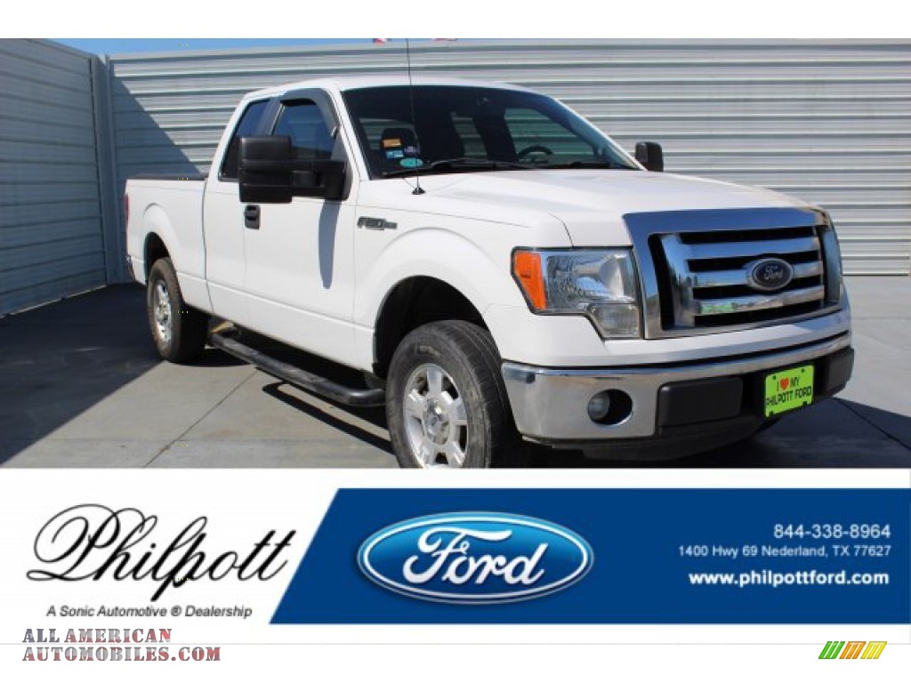 Oxford White / Steel Gray Ford F150 XLT SuperCab
