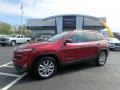 Jeep Cherokee Limited 4x4 Deep Cherry Red Crystal Pearl photo #1