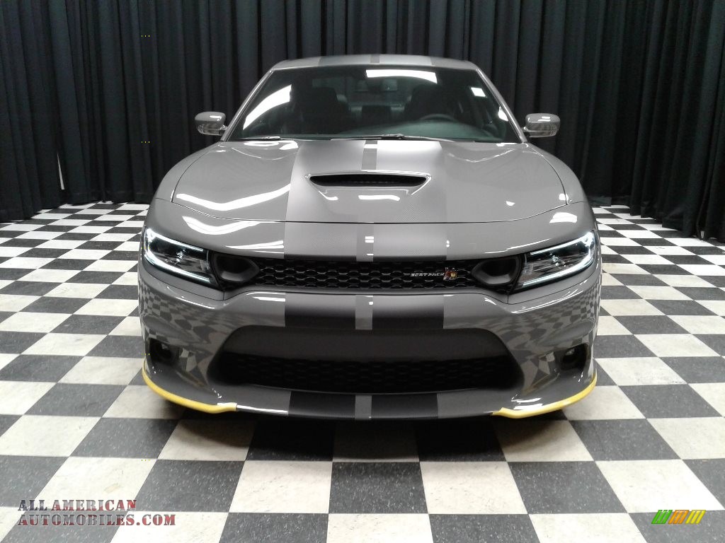 2019 Charger R/T Scat Pack - Destroyer Gray / Black photo #3