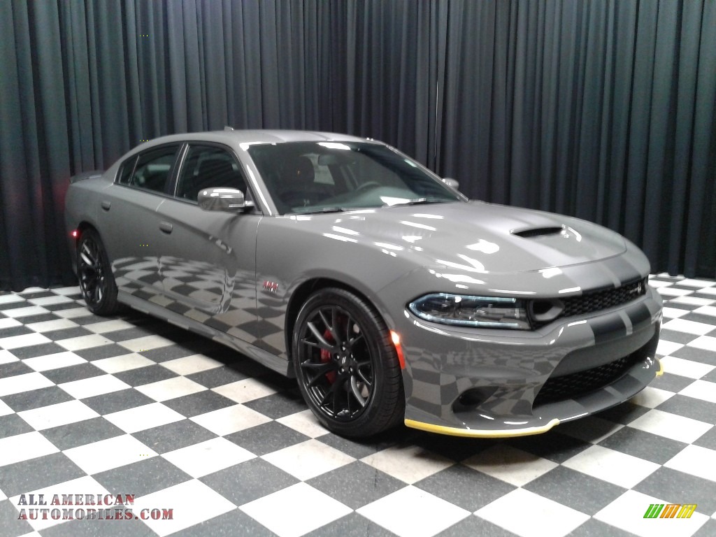 2019 Charger R/T Scat Pack - Destroyer Gray / Black photo #4