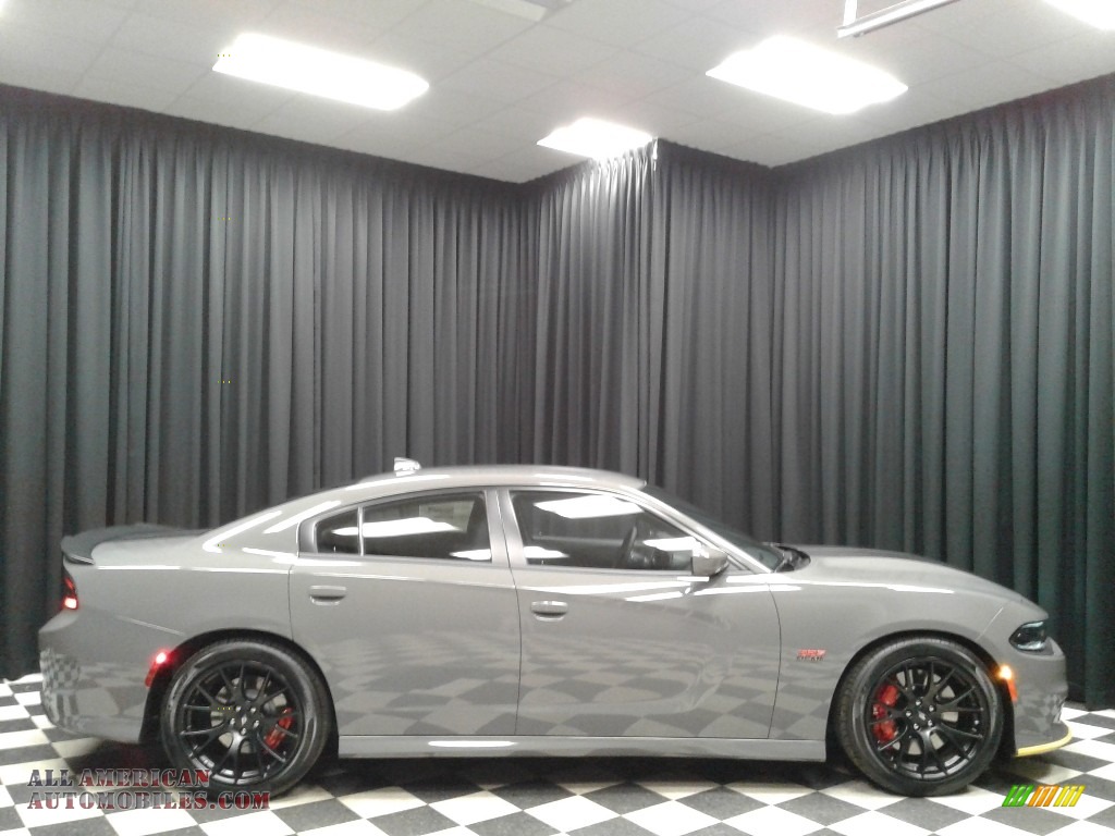 2019 Charger R/T Scat Pack - Destroyer Gray / Black photo #5