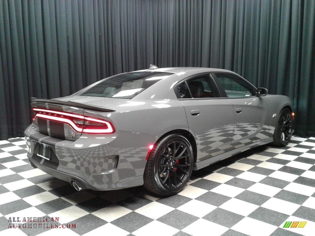 2019 Charger R/T Scat Pack - Destroyer Gray / Black photo #6