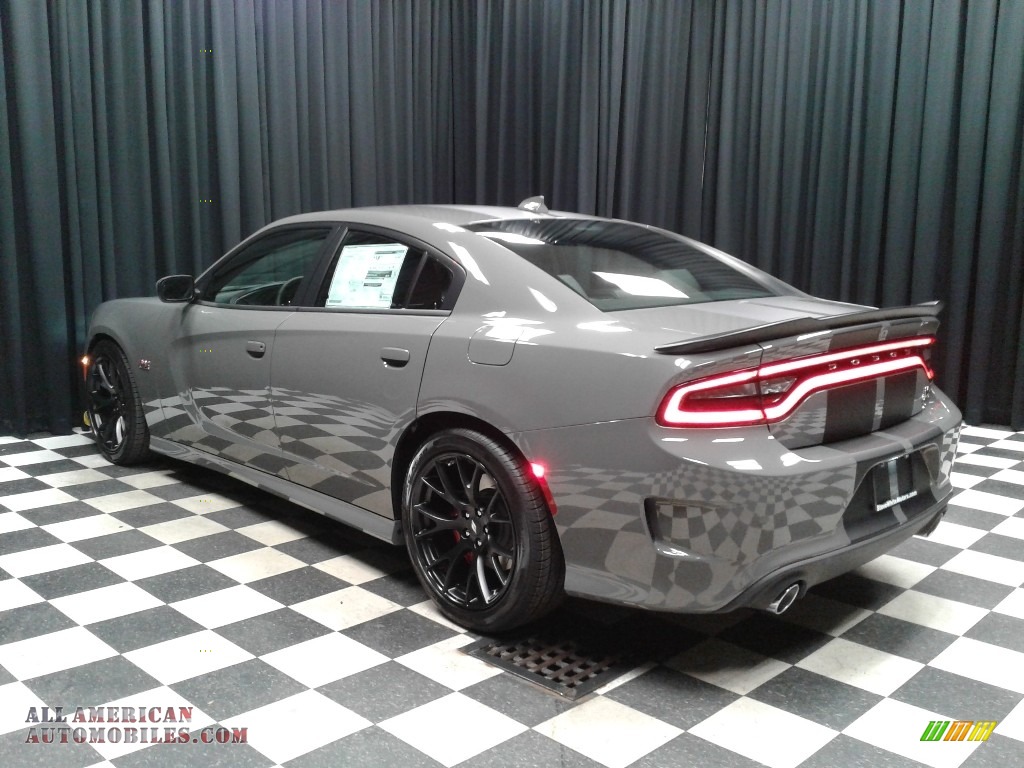 2019 Charger R/T Scat Pack - Destroyer Gray / Black photo #8