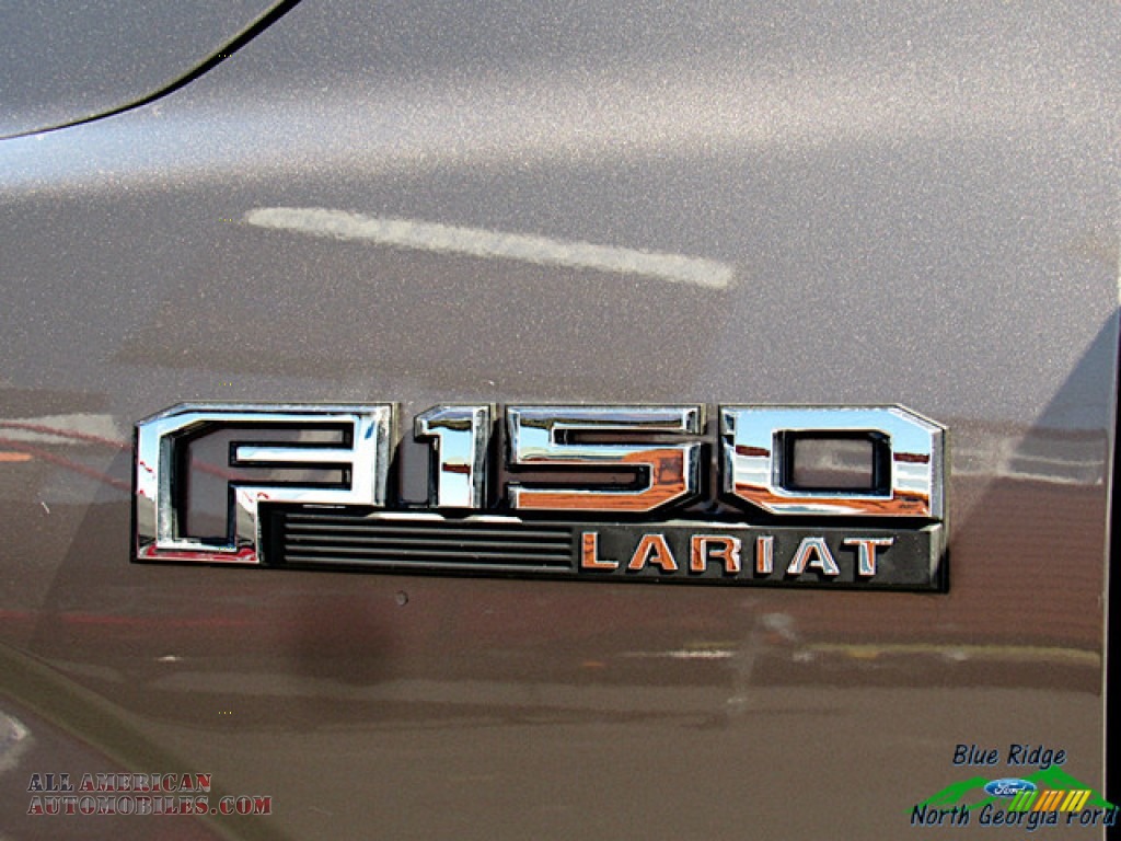 2019 F150 Lariat Sport SuperCrew 4x4 - Stone Gray / Black photo #37