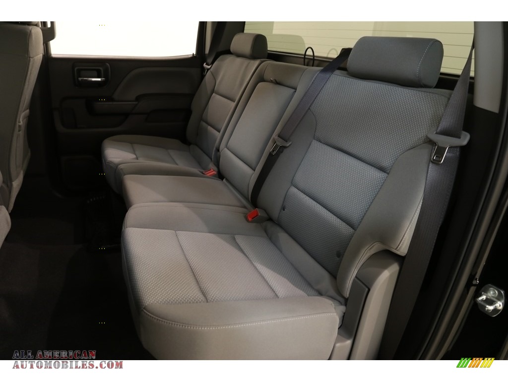 2018 Silverado 1500 Custom Crew Cab 4x4 - Black / Dark Ash/Jet Black photo #15