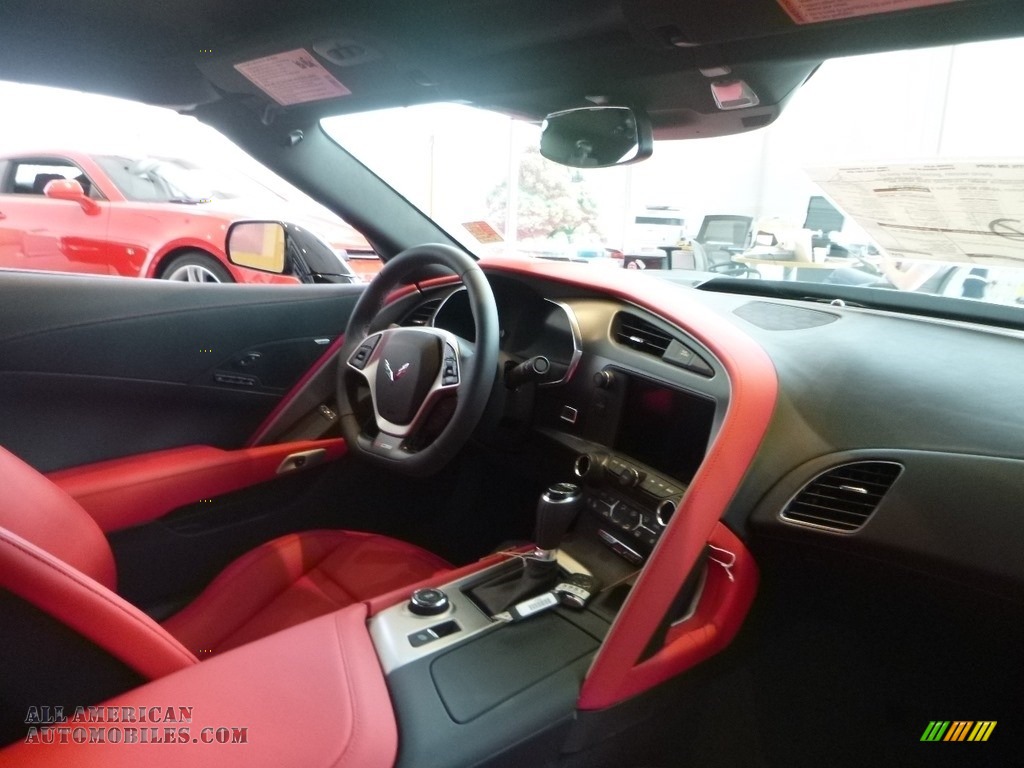 2019 Corvette Z06 Coupe - Black / Adrenaline Red photo #8