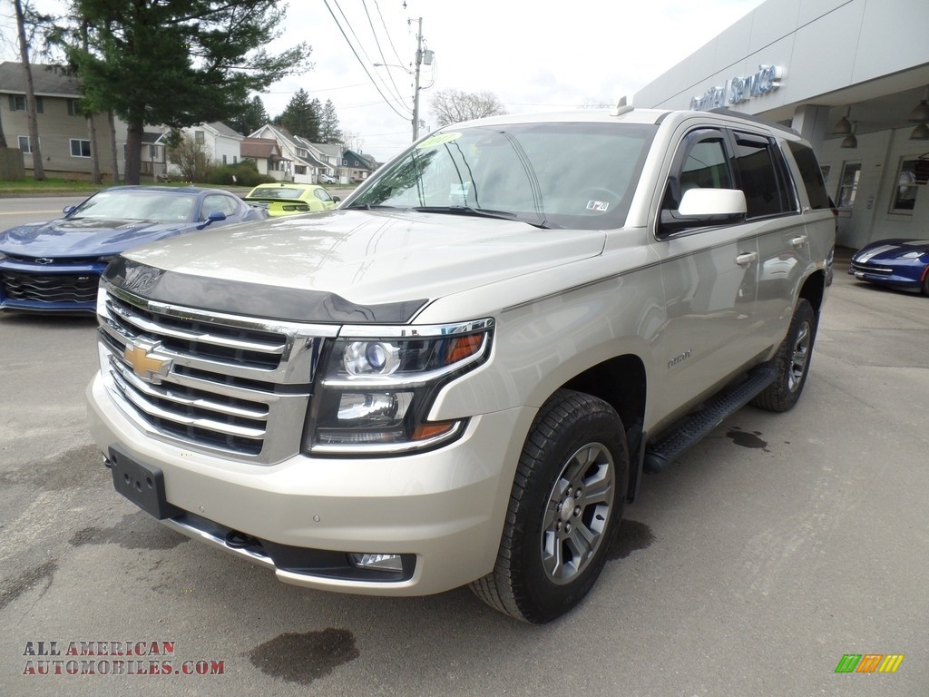 Champagne Silver Metallic / Cocoa/Dune Chevrolet Tahoe LT 4WD