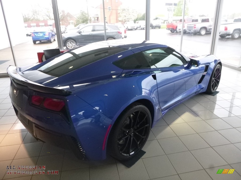 2019 Corvette Grand Sport Coupe - Elkhart Lake Blue Metallic / Black photo #4