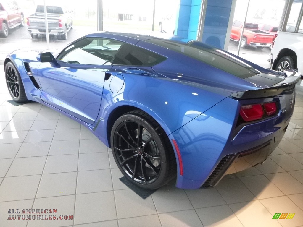 2019 Corvette Grand Sport Coupe - Elkhart Lake Blue Metallic / Black photo #6