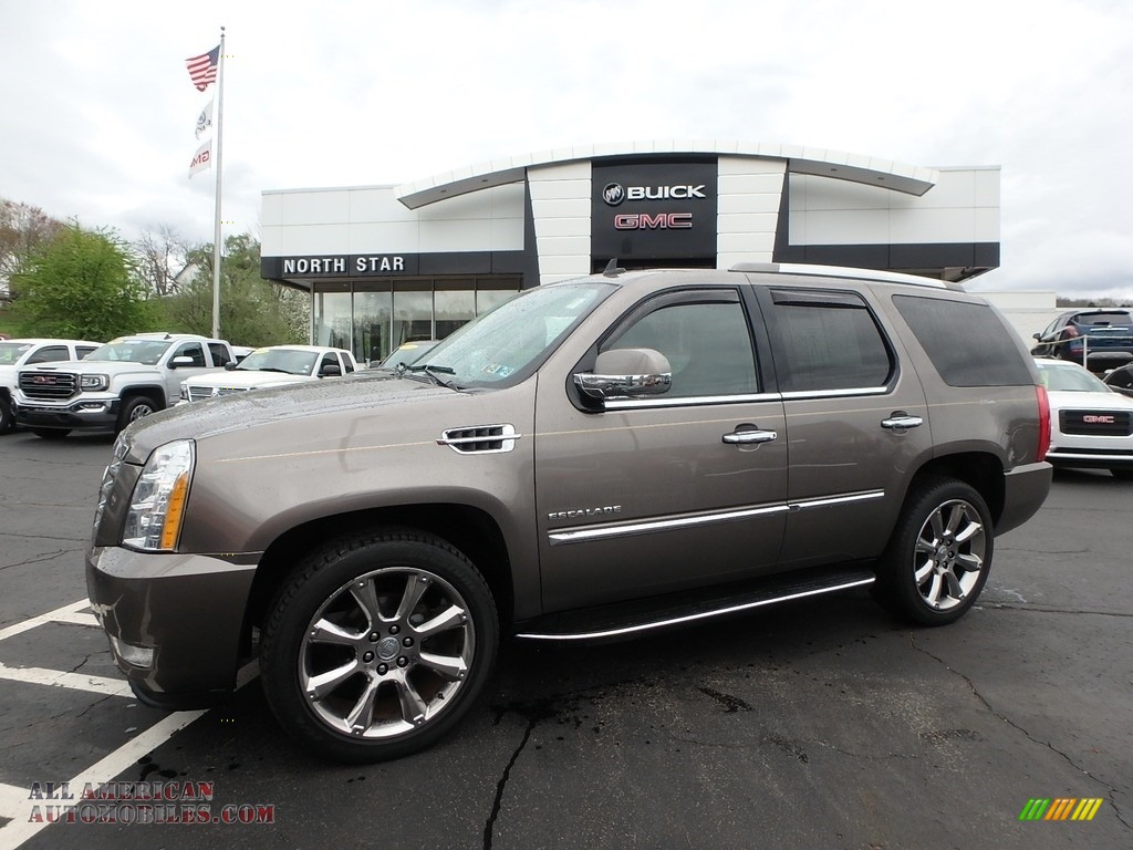 2012 Escalade Luxury AWD - Mocha Steel Metallic / Ebony/Ebony photo #1