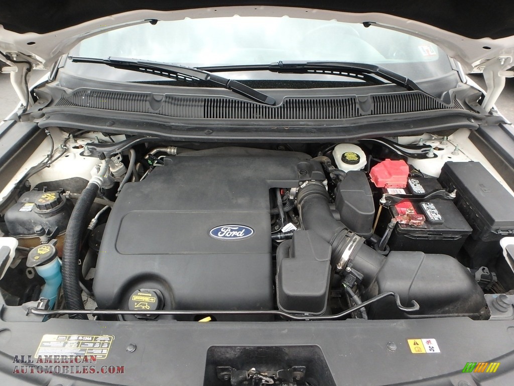 2012 Explorer XLT 4WD - White Platinum Tri-Coat / Charcoal Black photo #2