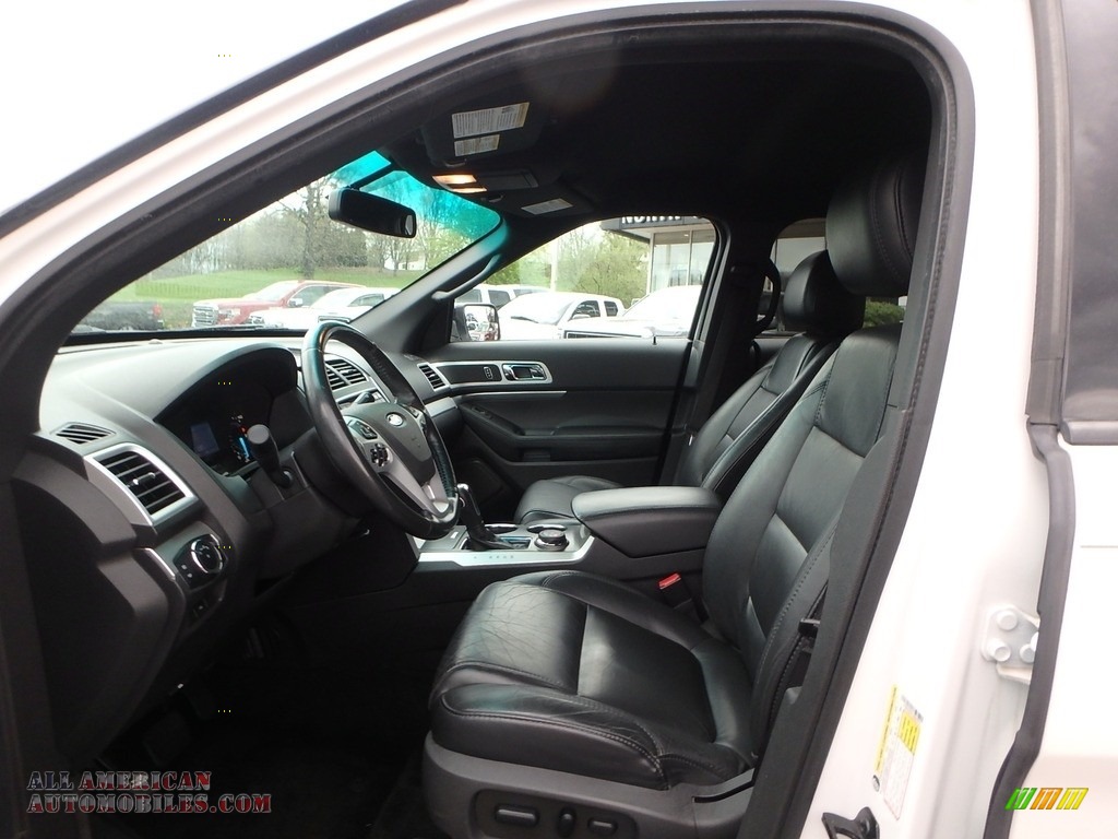 2012 Explorer XLT 4WD - White Platinum Tri-Coat / Charcoal Black photo #16
