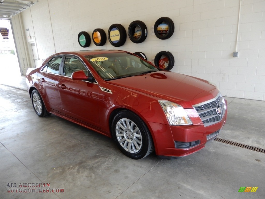 Crystal Red Tintcoat / Cashmere/Cocoa Cadillac CTS 4 3.0 AWD Sedan