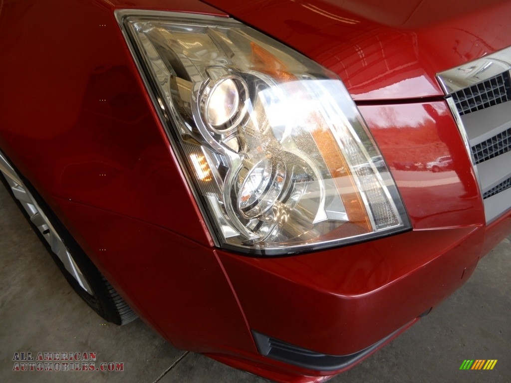 2010 CTS 4 3.0 AWD Sedan - Crystal Red Tintcoat / Cashmere/Cocoa photo #2