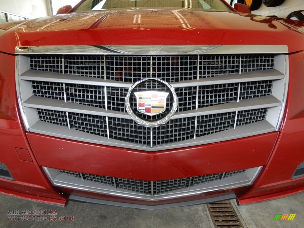 2010 CTS 4 3.0 AWD Sedan - Crystal Red Tintcoat / Cashmere/Cocoa photo #11