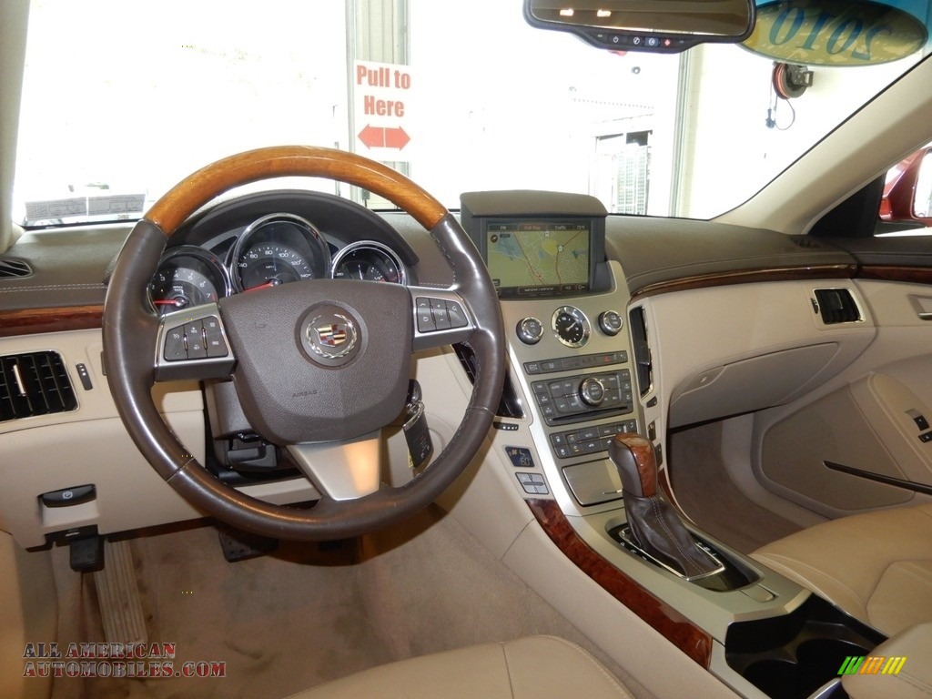 2010 CTS 4 3.0 AWD Sedan - Crystal Red Tintcoat / Cashmere/Cocoa photo #16