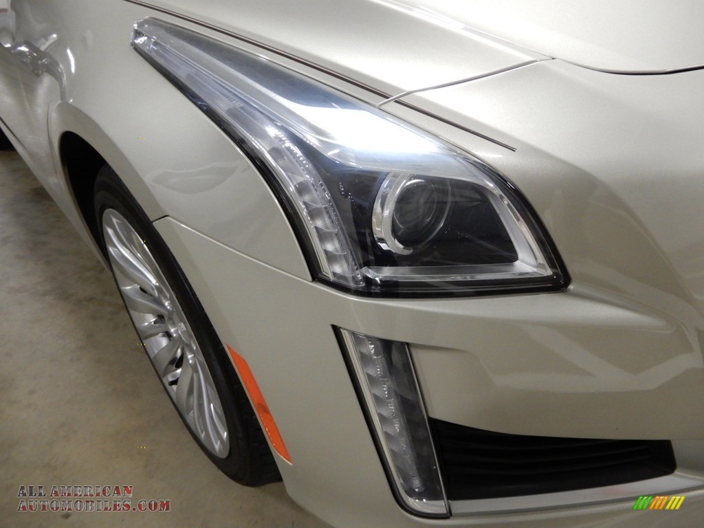 2015 CTS 2.0T Luxury AWD Sedan - Radiant Silver Metallic / Light Cashmere/Medium Cashmere photo #10