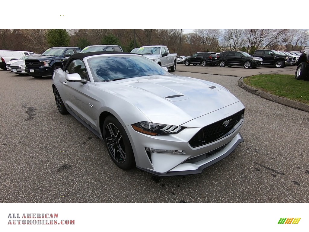 2019 Mustang GT Premium Convertible - Ingot Silver / Ebony photo #1