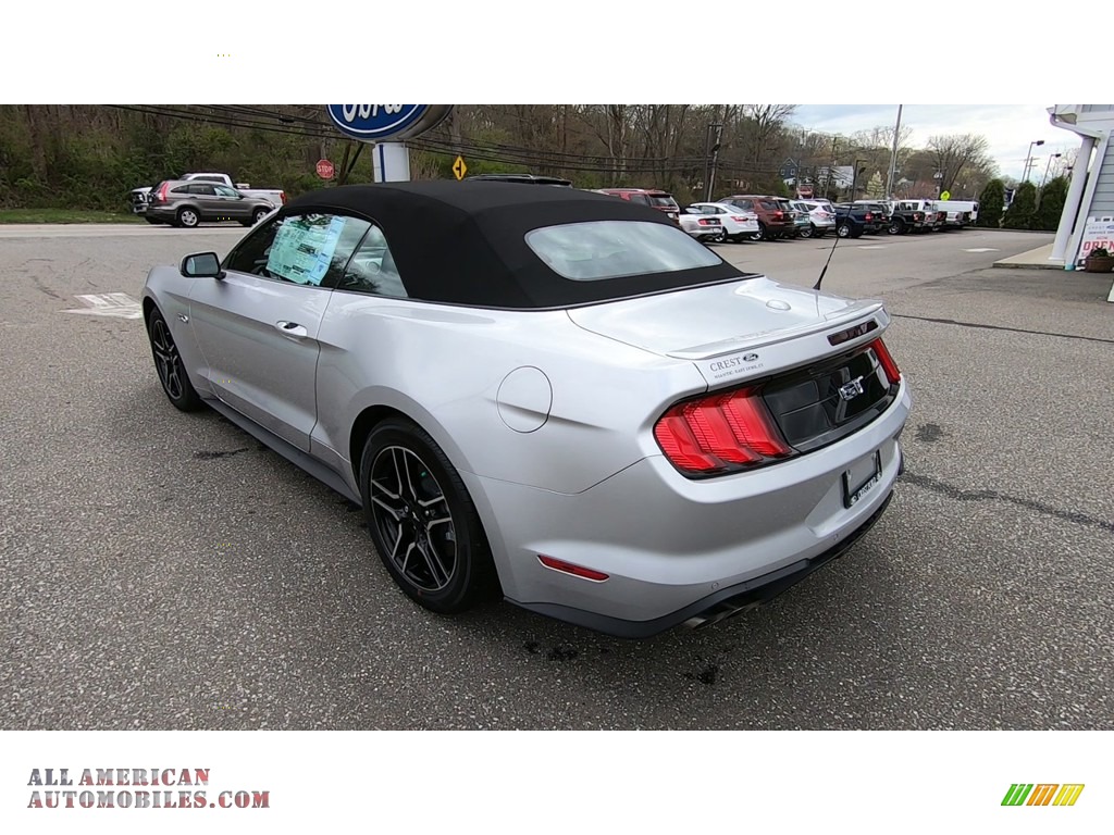 2019 Mustang GT Premium Convertible - Ingot Silver / Ebony photo #5
