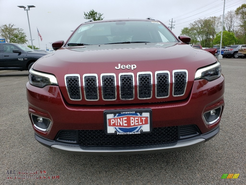 2019 Cherokee Limited 4x4 - Velvet Red Pearl / Black photo #2