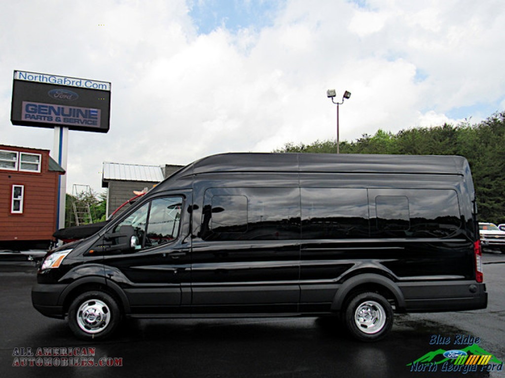 2019 Transit Passenger Wagon XLT 350 HR Long - Shadow Black / Charcoal black photo #2
