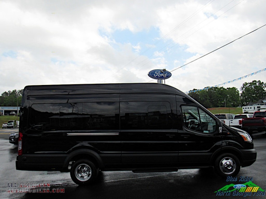 2019 Transit Passenger Wagon XLT 350 HR Long - Shadow Black / Charcoal black photo #6
