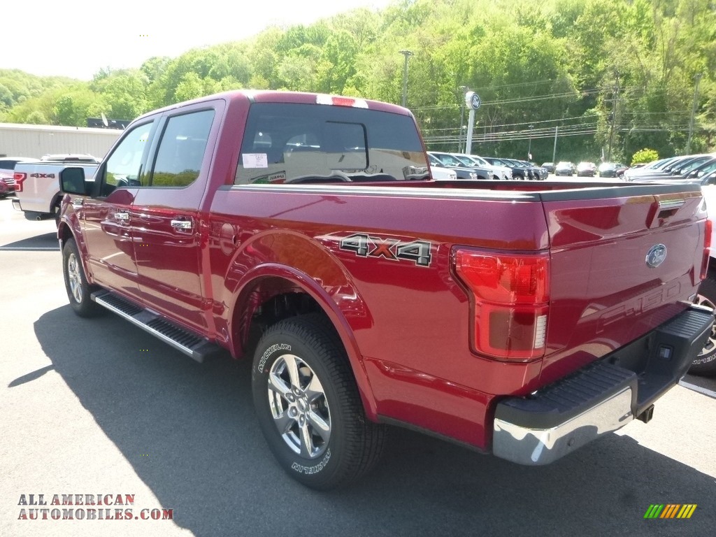 2019 F150 Lariat SuperCrew 4x4 - Ruby Red / Earth Gray photo #6