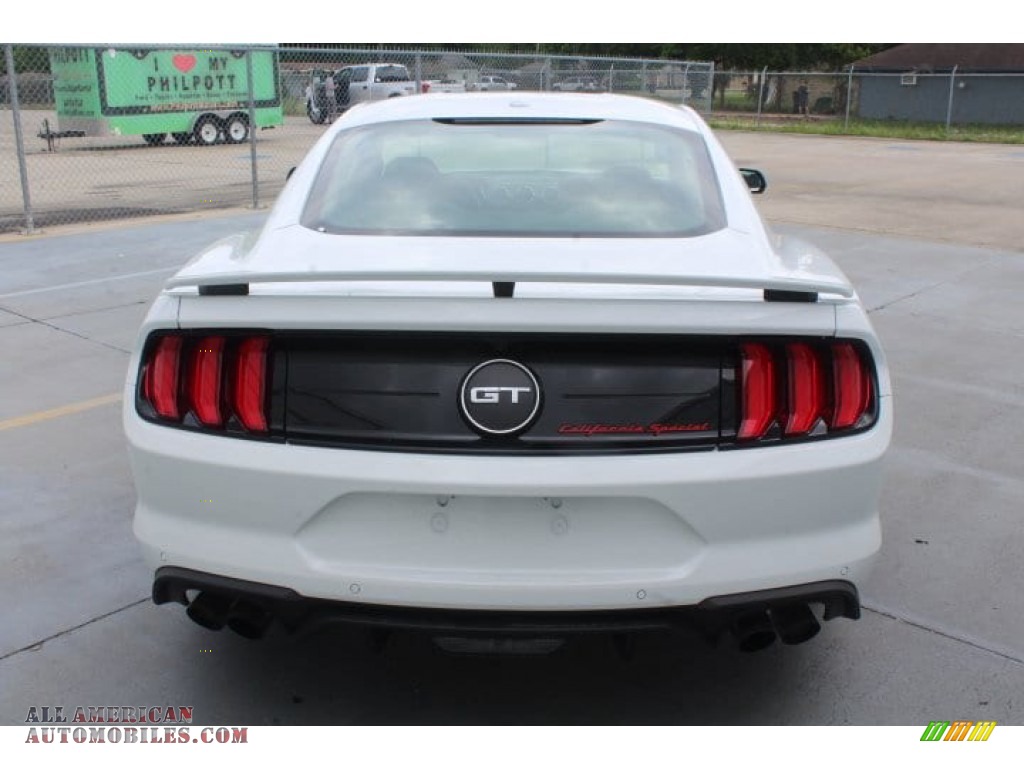2019 Mustang California Special Fastback - Oxford White / Ebony w/Miko Suede and Red Accent Stitching photo #7