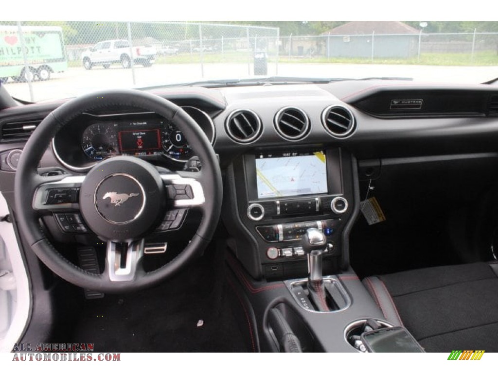 2019 Mustang California Special Fastback - Oxford White / Ebony w/Miko Suede and Red Accent Stitching photo #20