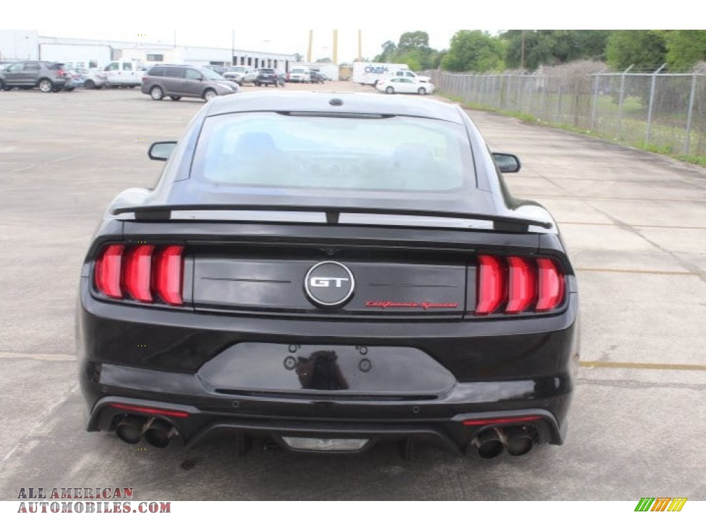 2019 Mustang California Special Fastback - Shadow Black / Ebony w/Miko Suede and Red Accent Stitching photo #7