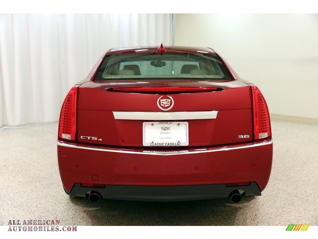 2012 CTS 4 3.6 AWD Sedan - Crystal Red Tintcoat / Cashmere/Cocoa photo #15