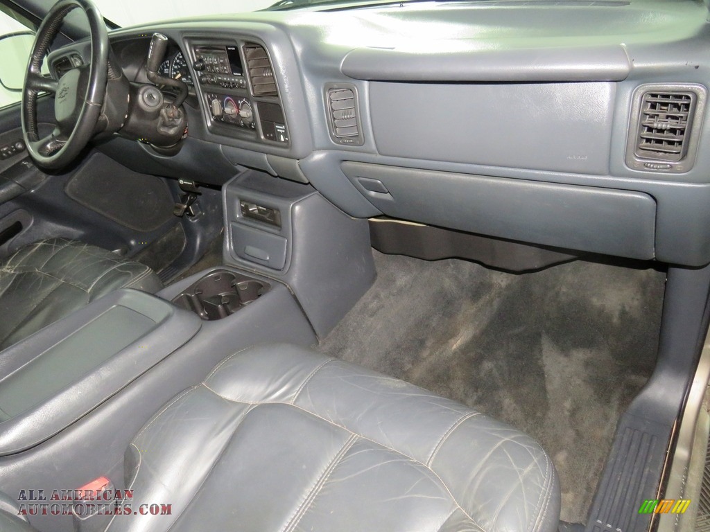 2002 Silverado 1500 LT Extended Cab 4x4 - Medium Charcoal Gray Metallic / Graphite Gray photo #24